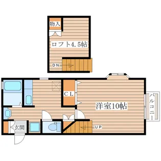 エスポワール・シャトー愛子 Ⅰ【2階】の間取り