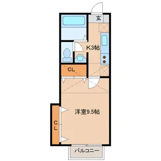 ソレーユ【2階】の間取り