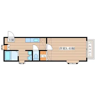 シュクール宮 二番館【2階】の間取り