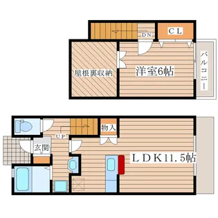 エクステージYAMATOⅡ番館【1階】の間取り