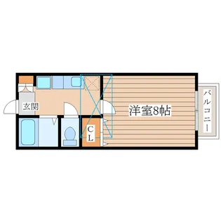 サンヒルズ国見2番館【2階】の間取り