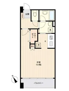 LA DOUCEUR榴ヶ岡【0502号室】の間取り