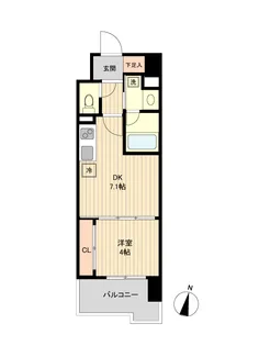 SーFORT青葉上杉【4階】の間取り
