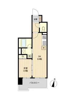 SーFORT青葉上杉【10階】の間取り