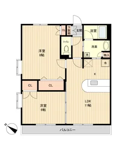 S−FORT榴岡公園【14階】の間取り