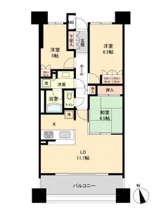 ドゥーエ仙台イースト【0605号室】の間取り