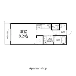 CENTURY B【103号室】の間取り