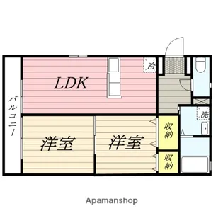 ハイム アルファ【1階】の間取り