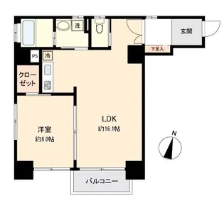 KDXレジデンス一番町【5階】の間取り