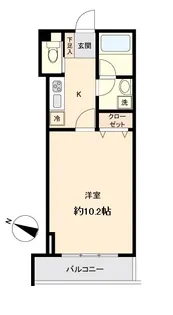 KDX定禅寺通レジデンス【3階】の間取り