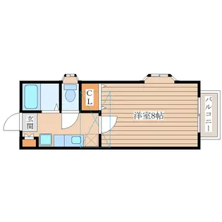 ロワール弐番館【2階】の間取り