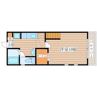サンホームⅠ【2階】の間取り