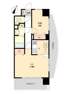 レジディア榴岡公園【2階】の間取り