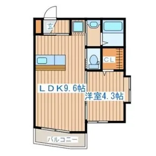 サンシャイン【303号室】の間取り