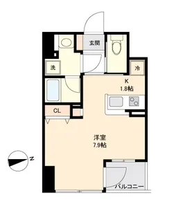KDXレジデンス仙台駅東【10階】の間取り