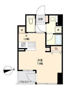 KDXレジデンス仙台駅東【7階】の間取り