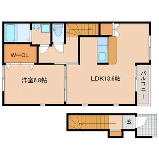 グレースコート【2階】の間取り