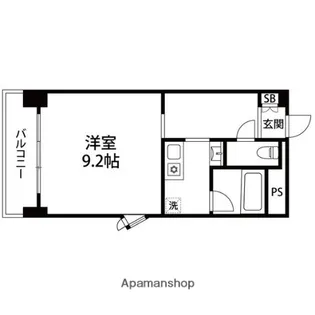 VIP仙台二日町ANNEX【701号室】の間取り