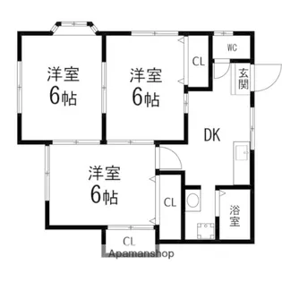 第2柏木ハウス【102号室】の間取り