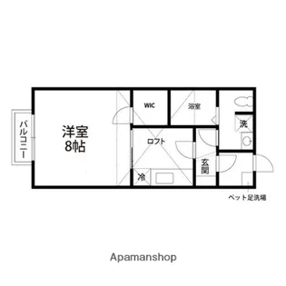 エボルシオン柏木【2階】の間取り