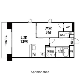 ペアレス仙台銀杏坂【0503号室】の間取り