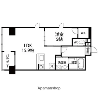 ペアレス仙台銀杏坂【0703号室】の間取り