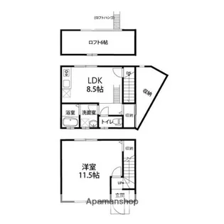 マリーナベイヒルズ【8号室】の間取り