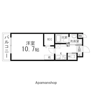S.F北仙台ステーション【403号室】の間取り