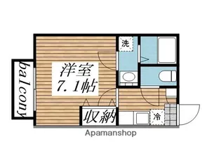 スターリングA【102号室】の間取り