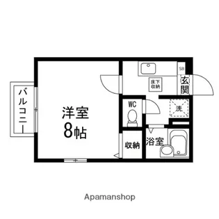 マノワール柏木【103号室】の間取り
