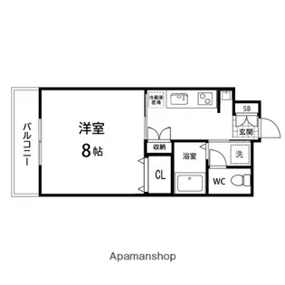 喜多禄コート【210号室】の間取り