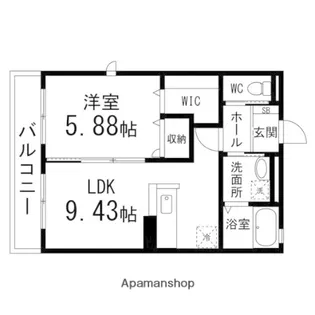 MERSION【101号室】の間取り