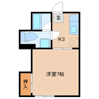 コーポK【2階】の間取り