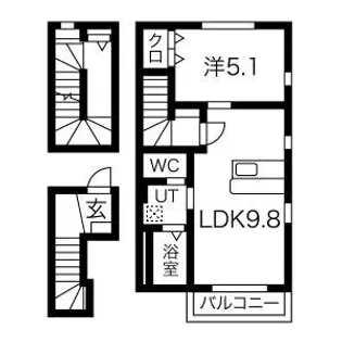 セレナヴィラ落合【3階】の間取り