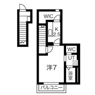セレナヴィラ落合【2階】の間取り