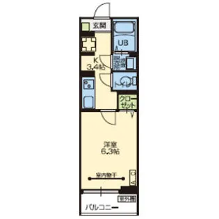 エーデルハイム宮城野【3階】の間取り