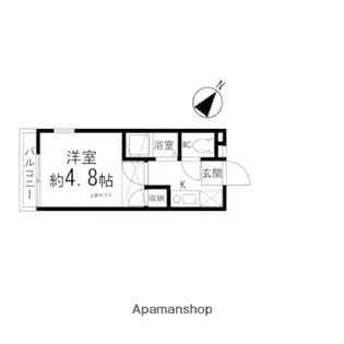 1Kの間取り画像