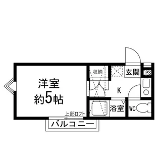 1Kの間取り画像
