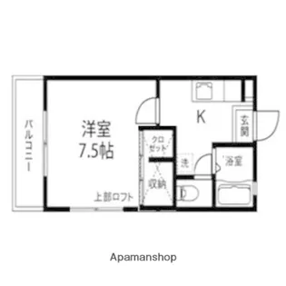 グレイスⅠ【201号室】の間取り