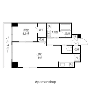 ONE HOUSE上杉【6階】の間取り