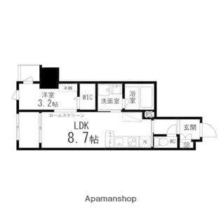ラファール泉中央【404号室】の間取り