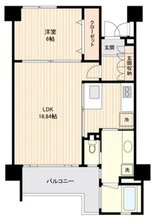 アーバンレジデンス勾当台【4階】の間取り