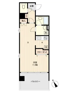 LA DOUCEUR榴ヶ岡【3階】の間取り