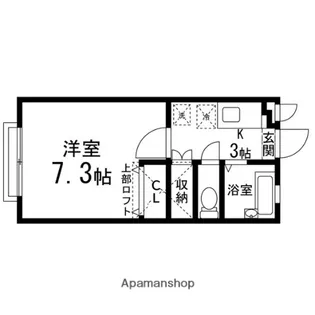 メイプルフォレスト【103号室】の間取り