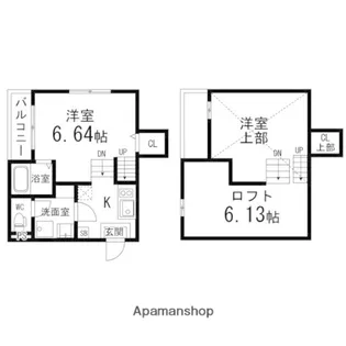 ARCOBALENO【102号室】の間取り