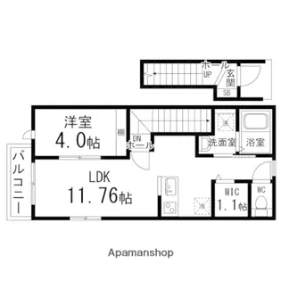 ブロッサム・アベニューⅢ【203号室】の間取り