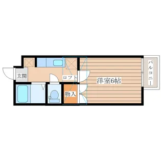プリンセス桜ケ丘【1階】の間取り