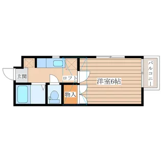 宮城県仙台市青葉区桜ケ丘4丁目【アパート】の間取り