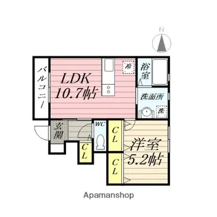 サンセット・ヴィラ【1階】の間取り
