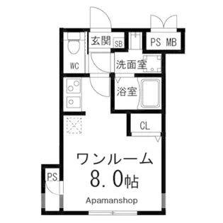 DKM西公園【302号室】の間取り